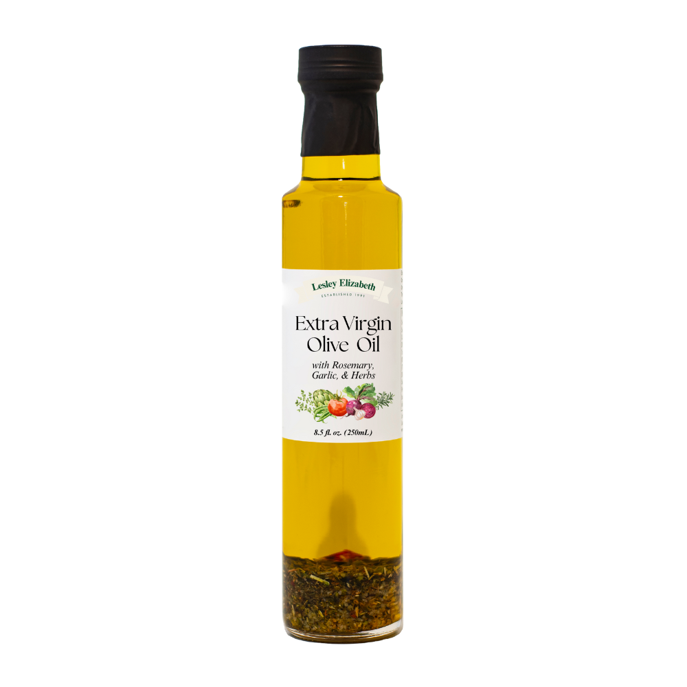 Rosemary Garlic & Herb Infused EVOO for Bread, Meats & More
