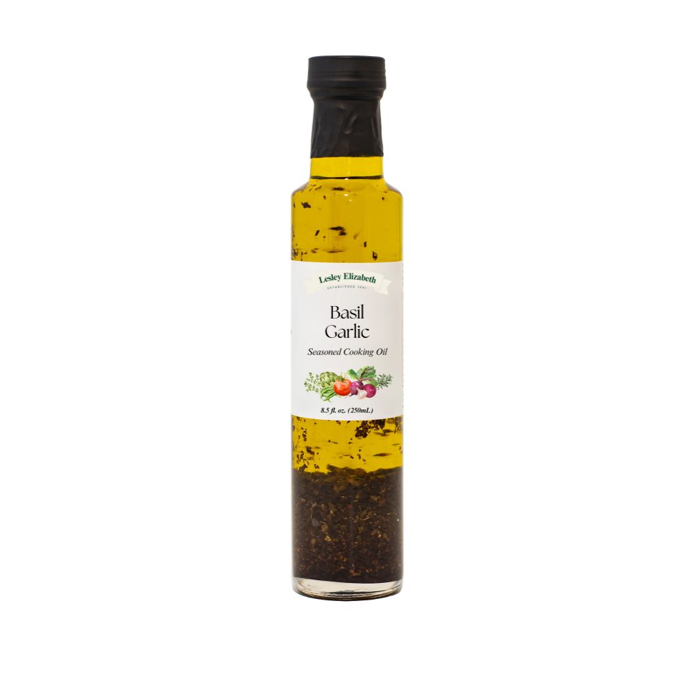 Basil & Garlic Seasoned Cooking Oil, Dorica (250ml)