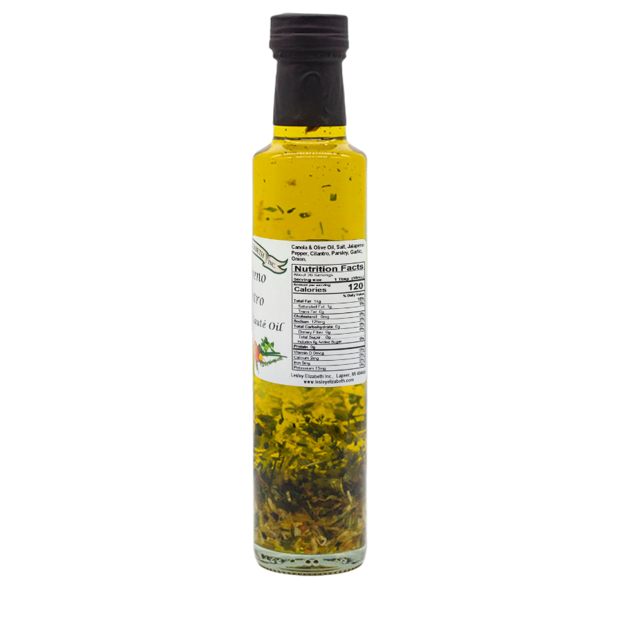 Jalapeno & Cilantro Grilling & Saute Oil, Dorica (250ml)