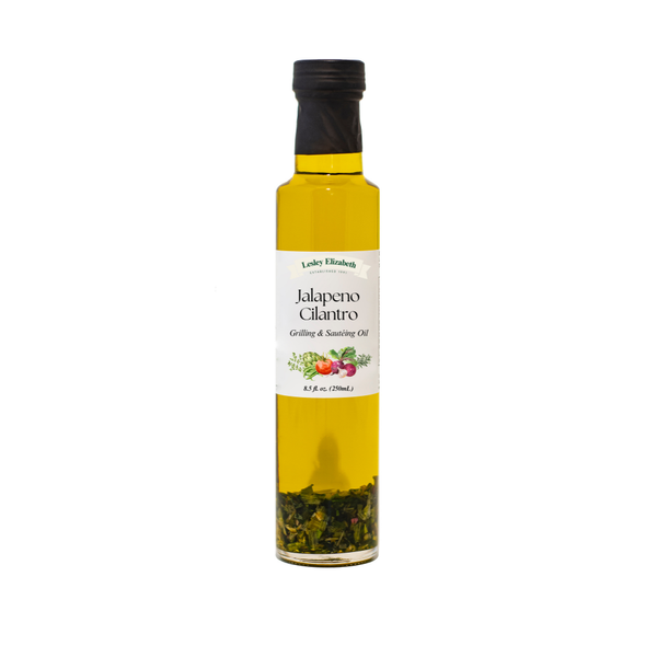 Jalapeno Cilantro Oil – Bold, Zesty Infused Cooking Oil – Lesley