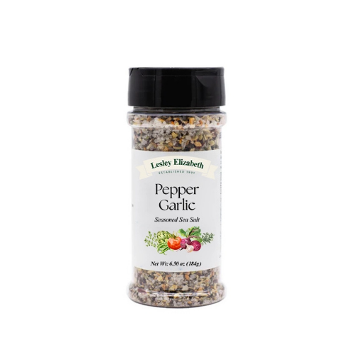 Pepper & Garlic Seasoned Sea Salt